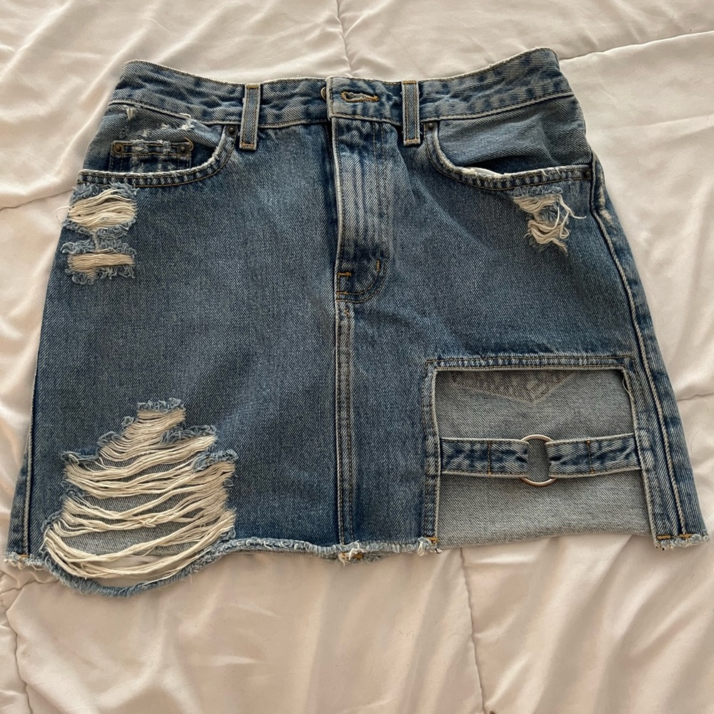 CARMAR mini denim skirt size 27